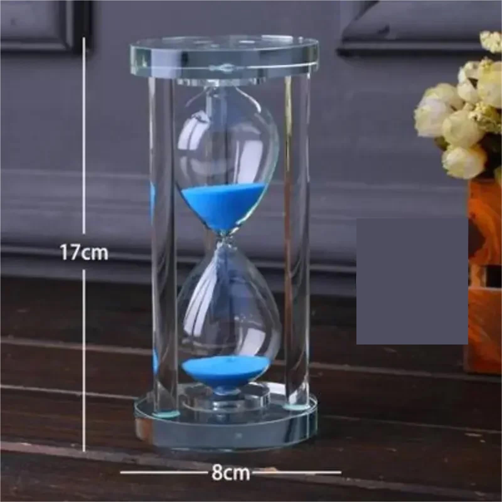 Reloj de Arena 15 a 60 Minutos for Cocina, Moderno Reloj Cristal, Temporizador té, decoración del hogar, Regalo
