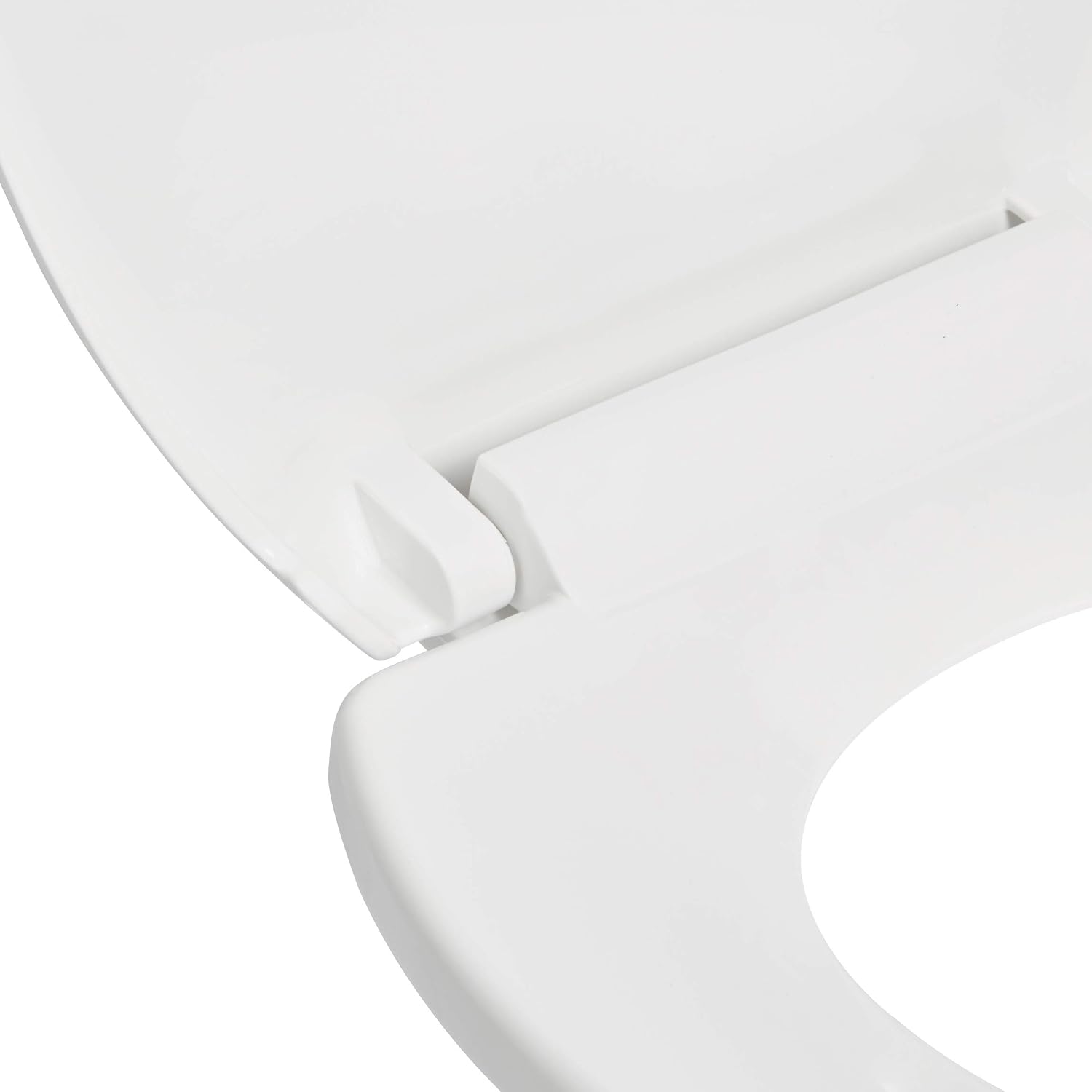 Amazon Basics AB-T101-E-W-2 Soft-Close Toilet Seat, Elongated, White, 2-Pack