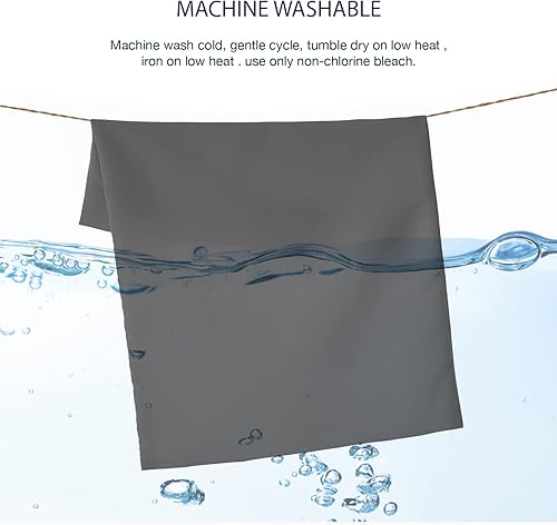 Miniatura 4 de EXQ Home Juego de 2 fundas de almohada de viaje de 14 x 20 pulgadas, fundas de almohada pequeñas para almohadas de bebé de 12 x 16 pulgadas, 13 x 18
