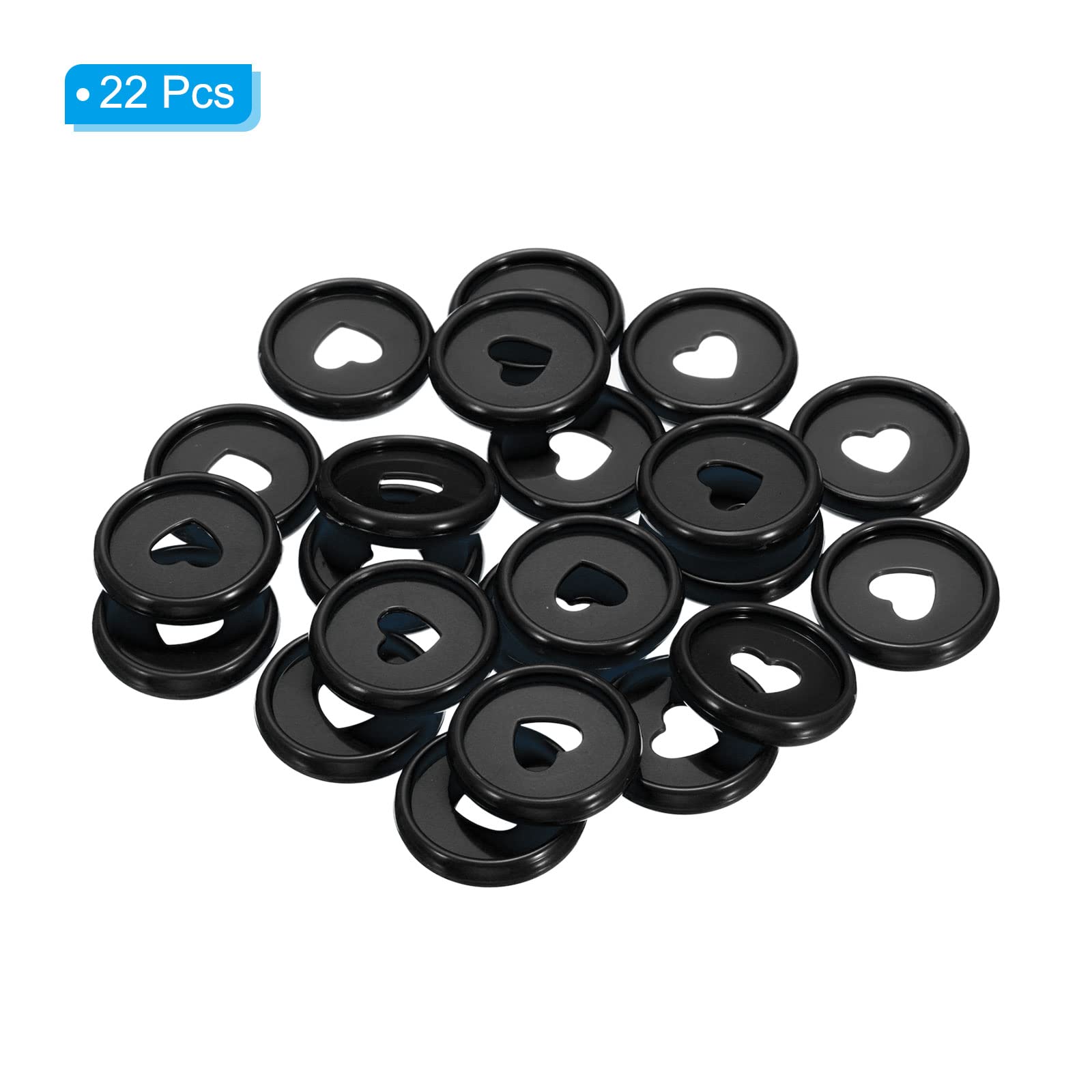 Myst Design 24mm Plastic Book Binding Discs, 22-Pack Discbound - View #3
