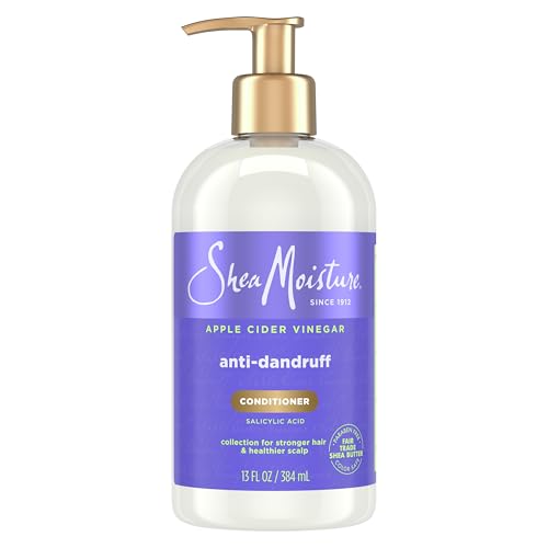 Shea Moisture Anti-Dandruff Conditioner Apple Cider Vinegar & Salicylic Acid For Soft & Smooth Hair System for a Healthier Scalp 13 oz