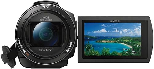 Miniatura 3 de Sony FDR-AX53 4K Ultra HD Video Grabación Handycam Videocámara  Vlogging Pro Bundle incluyendo luz de video memoria de 64 GB micrófono lente de gran