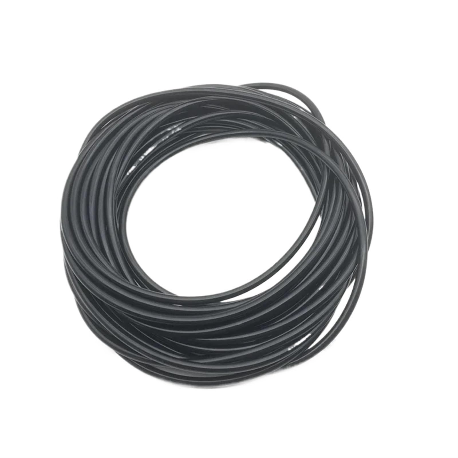 Fuel Line Hose， Fuel Hose 1 Meter Multicolor OD 4-16mm ID 2-12mmGrade Silicone Tube(Black,1 Meter-OD 5XID 0.3CM)