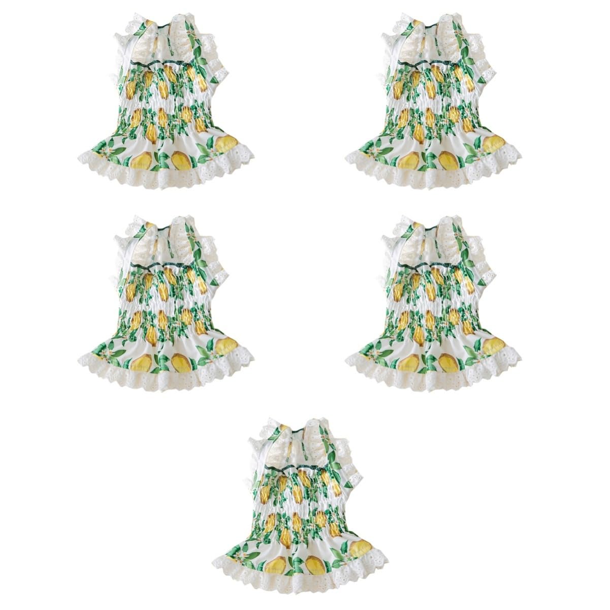 Robe pour chien anti irritation vêtement confortable en dentelle lot de 5 pièces