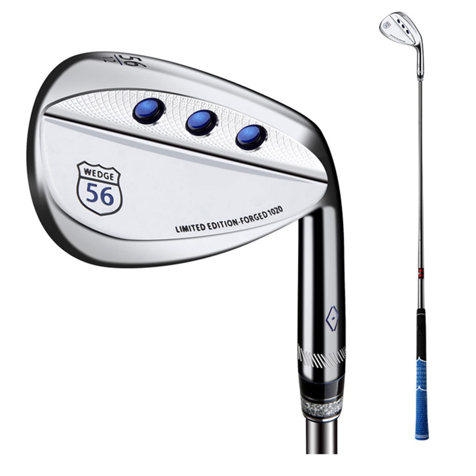 Golf Sand Wedge, Herren Damen Golf Wedges, CNC Soft Iron S20C Face Groove Edelstahl 52°/56°/60° Schaft, Golfzubehör, tolles Golfgeschenk, Rechtshänder