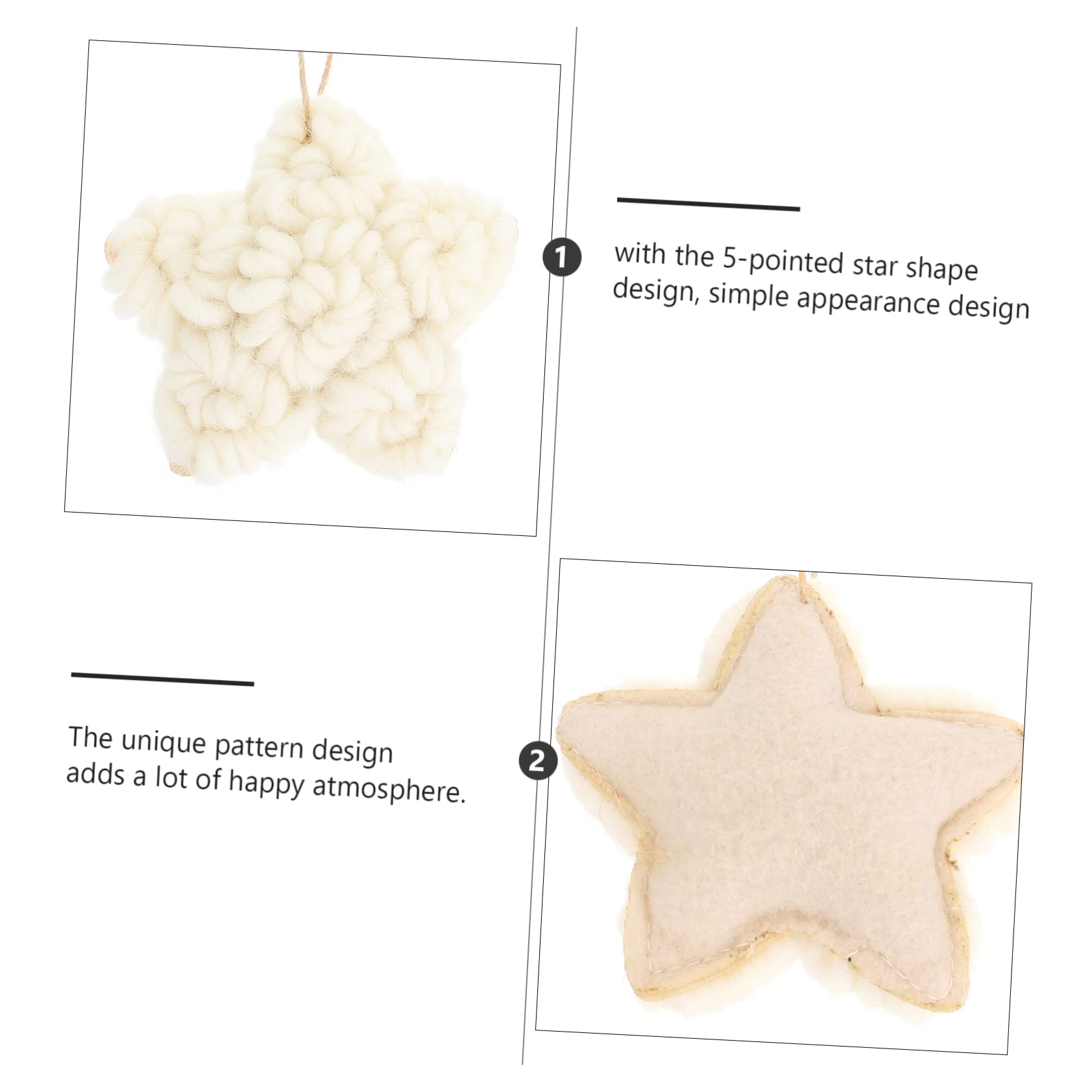 Tofficu 9pezzi Pendente Decorativo Forma Di Stella Per Albero Di Natale Toppe Per Fai Da Te Addobbi Natalizi e Accessori Per Abbigliamento