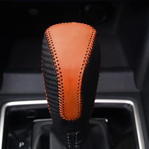 Cubierta de cuero para pomos de palanca de cambios de automóvil para Subaru Crosstrek 2018 2019 2020 2021 2022 2023 Subaru Crosstrek accesorios de