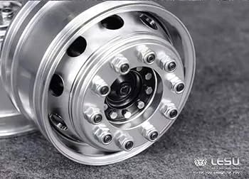 【新同品】タミヤ1/14トレーラー 3軸車用アルミホイールセット 新品】タミヤ1/14トレーラー 3軸車用アルミホイールセット