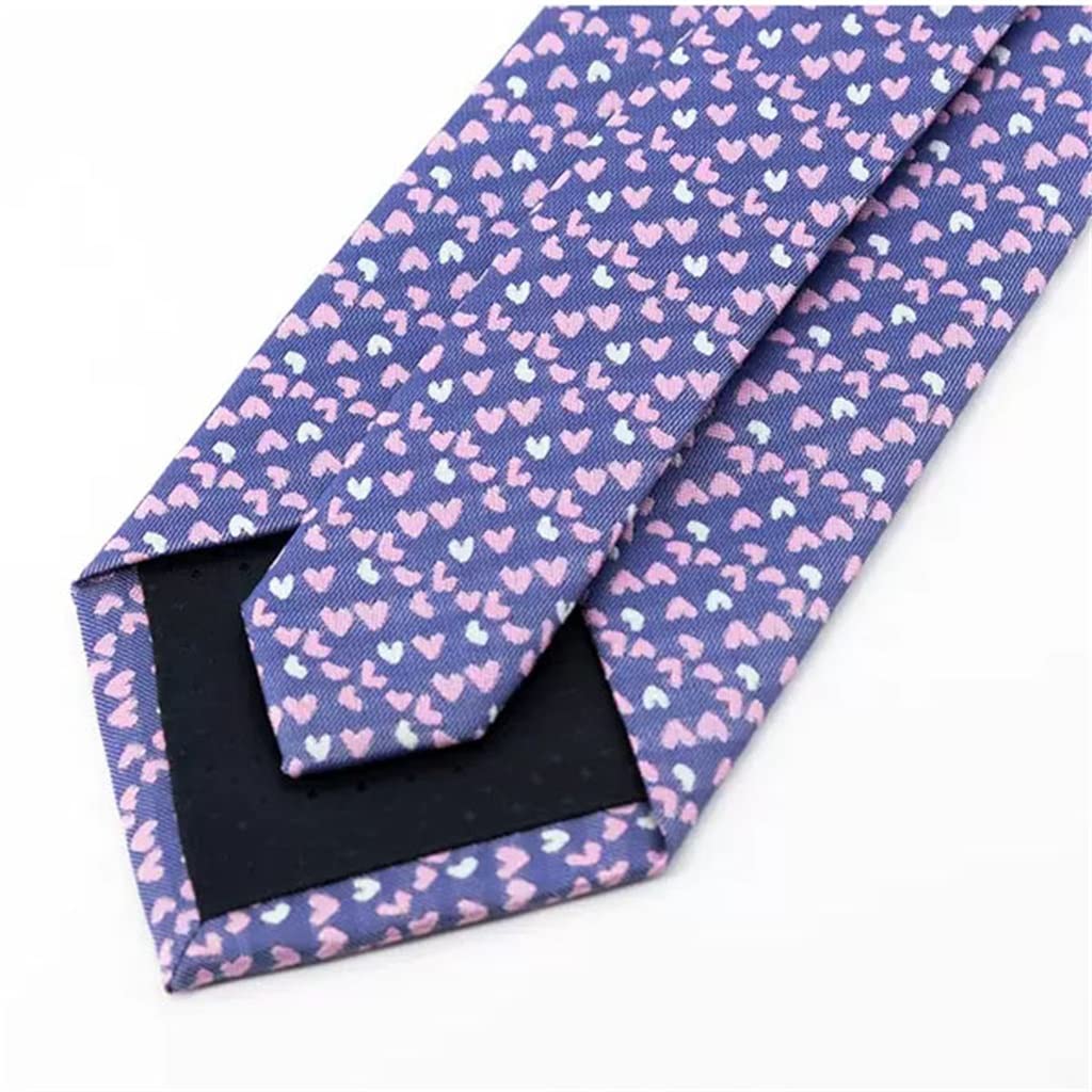 Skinny Krawatte,Krawatte für Männer Krawatte, Krawatte for Herren, breite Version, lila, Business, professionelles Kleid, rosa, Liebe, for Selbstbinden, Fliege