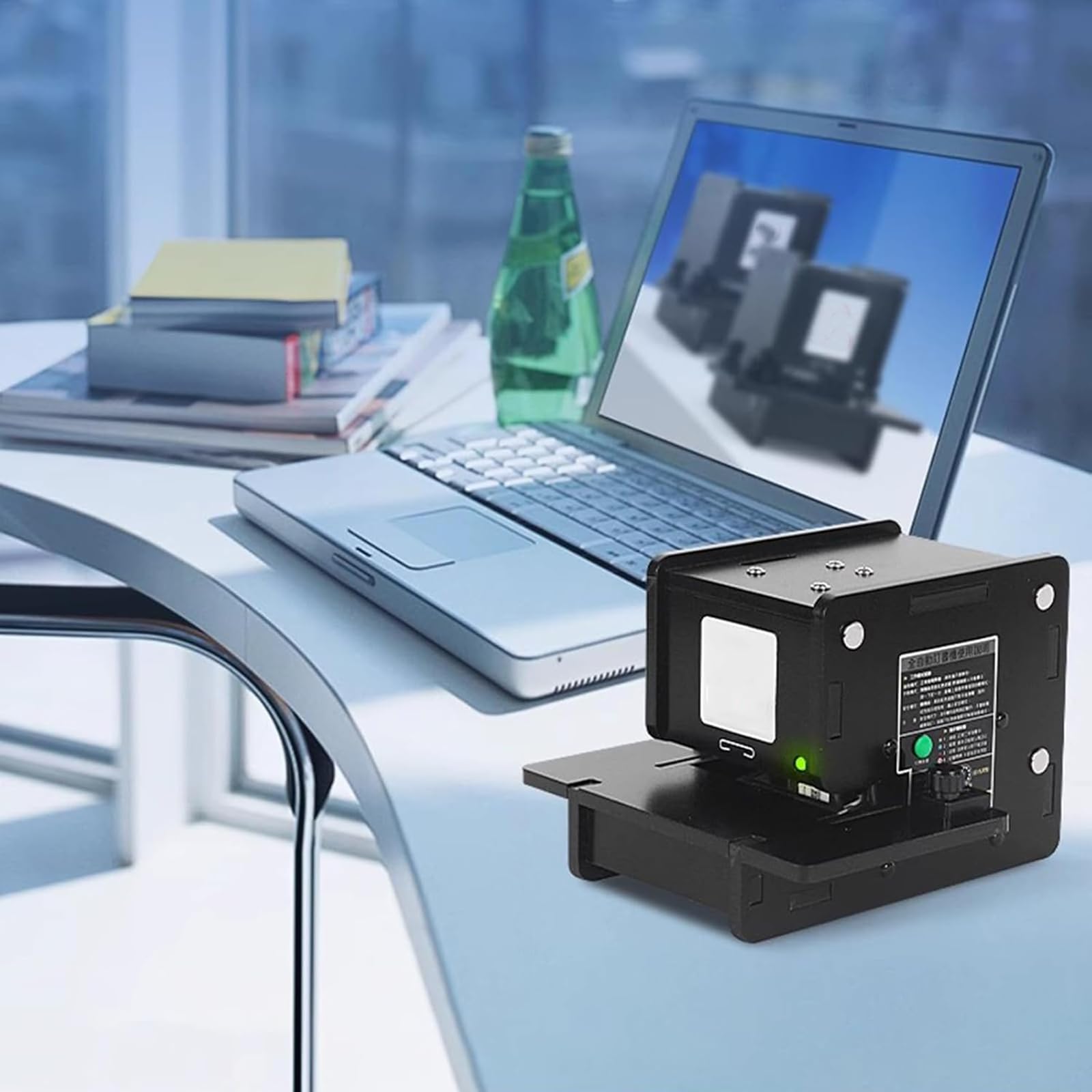 Cucitrice Automatica a Pinza Piatta, Cucitrice Elettrica da Tavolo, capacità di Rilegatura di 70 Fogli E velocità di 120 Punti/min, profondità di Rilegatura Regolabile E Automatica/Manuale