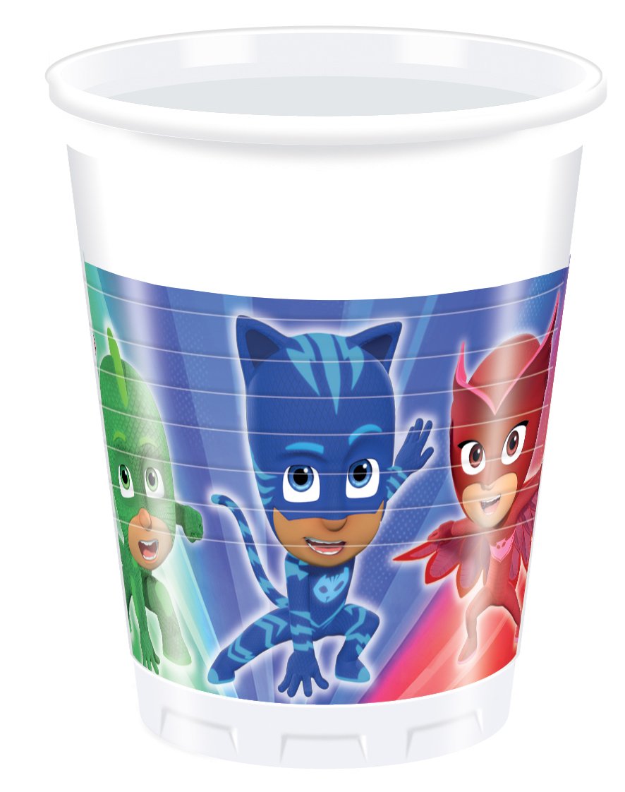 Procos 8 Plastic Cups 200Ml Pj Masks Entertainment One