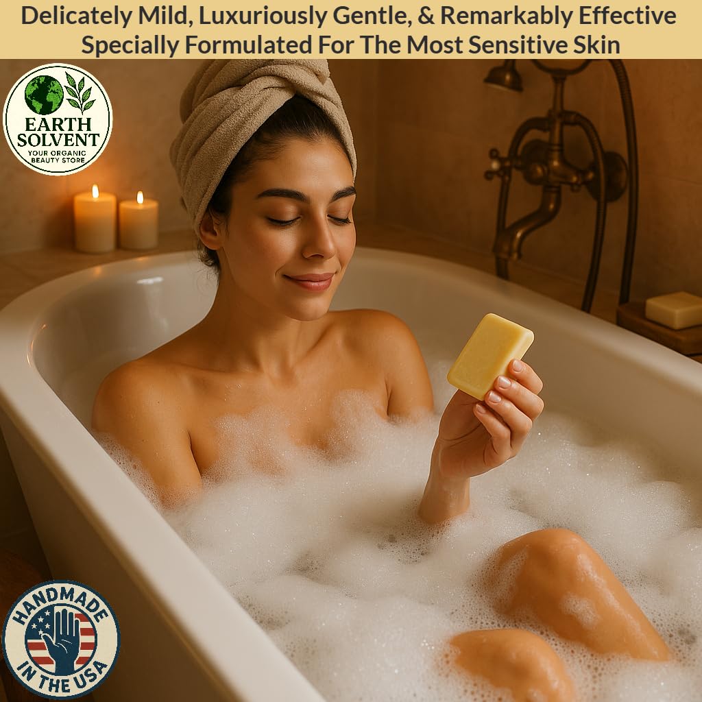 All Natural Organic Cold Process Bar Soap Made from All Natural Ingredients No Harsh Chemicals Formulated for Sensitive Skin 5oz (Patchouli, Eucalyptus Aloe, White Tea Ginger) Pack of 3