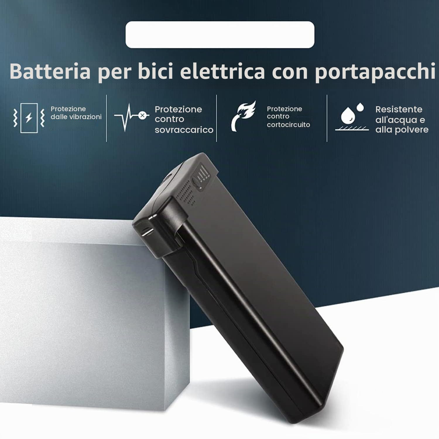 Batteria per bici elettrica 24V 14AH batteria al litio bicicletta elettrica,E-Bike Batteria sul Portapacchi Posteriore,per MIFA, Prophete, Ansmann, Phylion, PortaPower