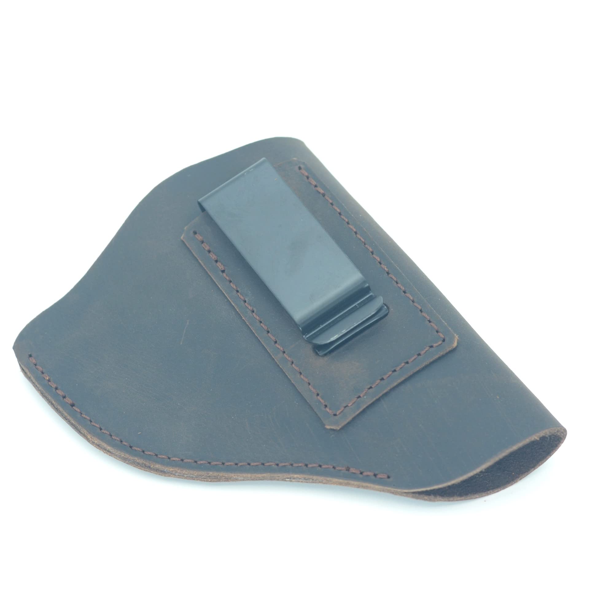 Houston Gun Holsters IWB Tuckable Revolver Holster - ECO Leather Concealed Carry For .38 Frames