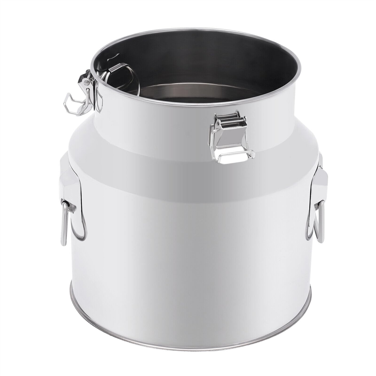 14/18/22/28L Milchkanne Edelstahl Milchkrug Milch Transportkanne Milchbehälter,Für Die Lagerung Von Wasser, Milch, Wein, Käse, Sahne, Mehl, Öl, Ghee Und Trockene Lebensmittel (22L)