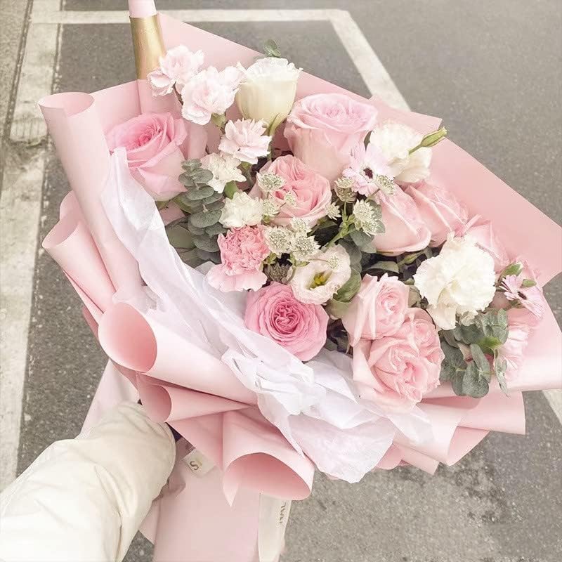 Miniatura 5 de XICHEN 20 hojaspapel de regalo de flores de estilo coreano, impermeable, papel de ramo de floristería, manualidades, papel de regalo ouya, 22.8 x