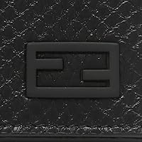V*y様 FENDI ブラック レザー 三つ折り財布 FENDI フェンディ 三つ折り財布 メンズ 財布 ミニ財布 トリ