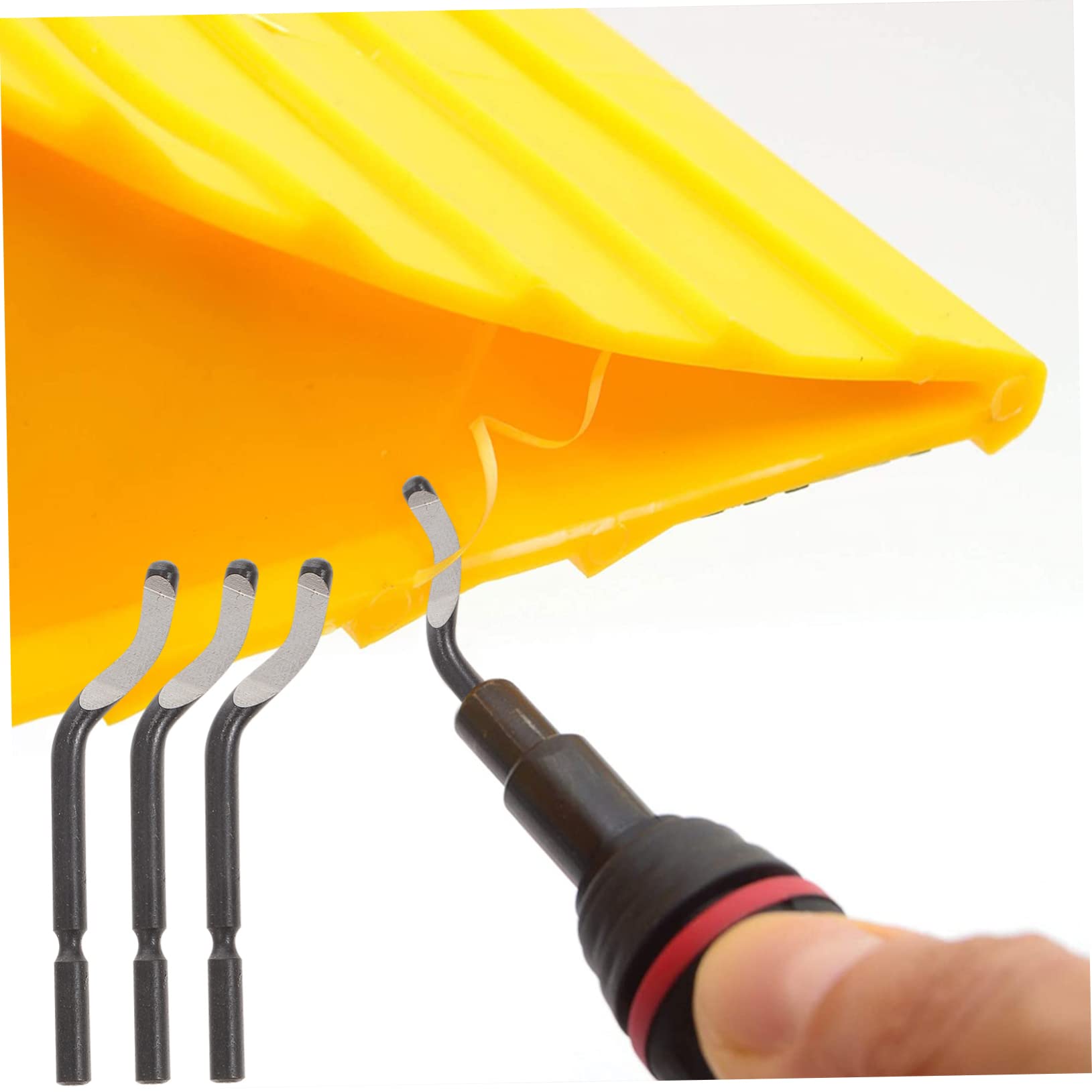 MAGICLULU 5 Sätze Teiliges Entgrater Werkzeugset Mit Rotierenden Klingen Präzise Handentgrater Für Praktische Aufbewahrung Kunststoffbox Für Heimwerker Und Reparaturen 10 Stück * 5