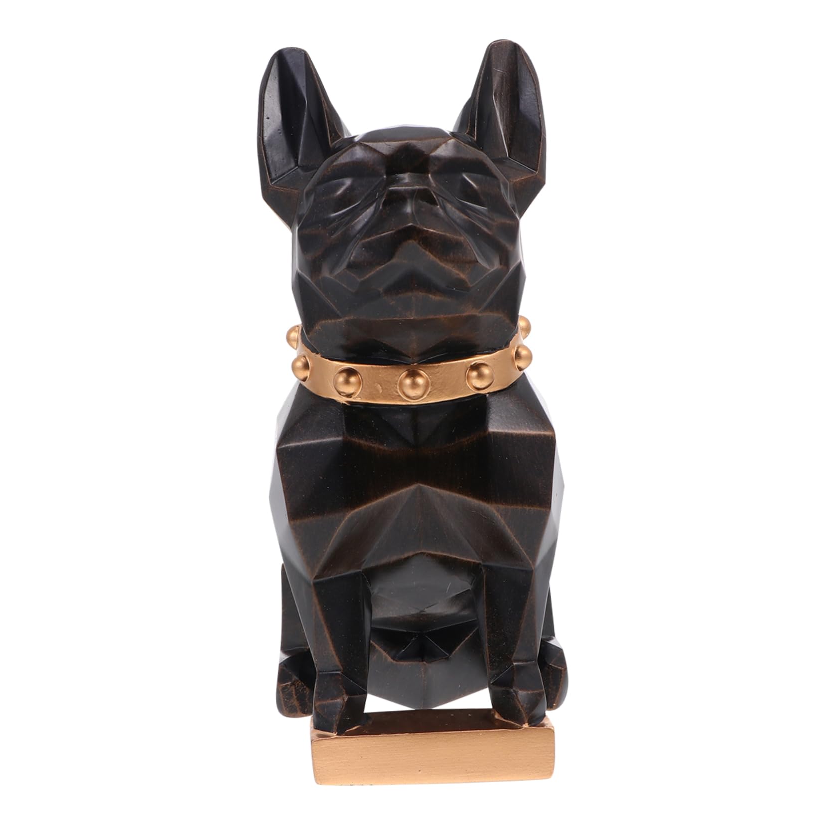 Figurine de chien résine pour une décoration intérieure chic et zen