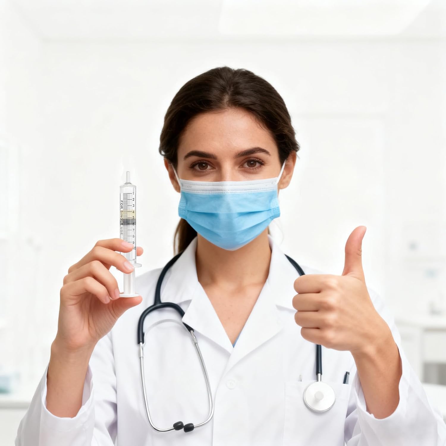 210 Pcs 10 ml/cc Plastic Liquid Measuring Syringes, Clear Small Syringes Without Needle for Oral Industrial Scientific Labs Pets Feeding Plants Watering