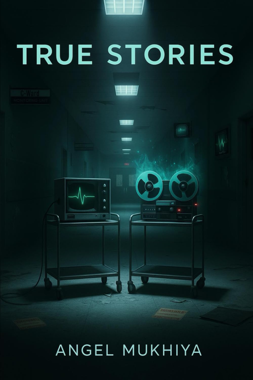 True Stories: A mystery rooted in real haunted asylum equipment that continues to record voices from the afterlife, perfect for readers of artifact-based supernatural horror.