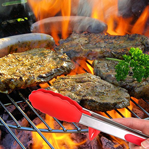 Set da 2 Pinze da cucina/da portata/per barbecue