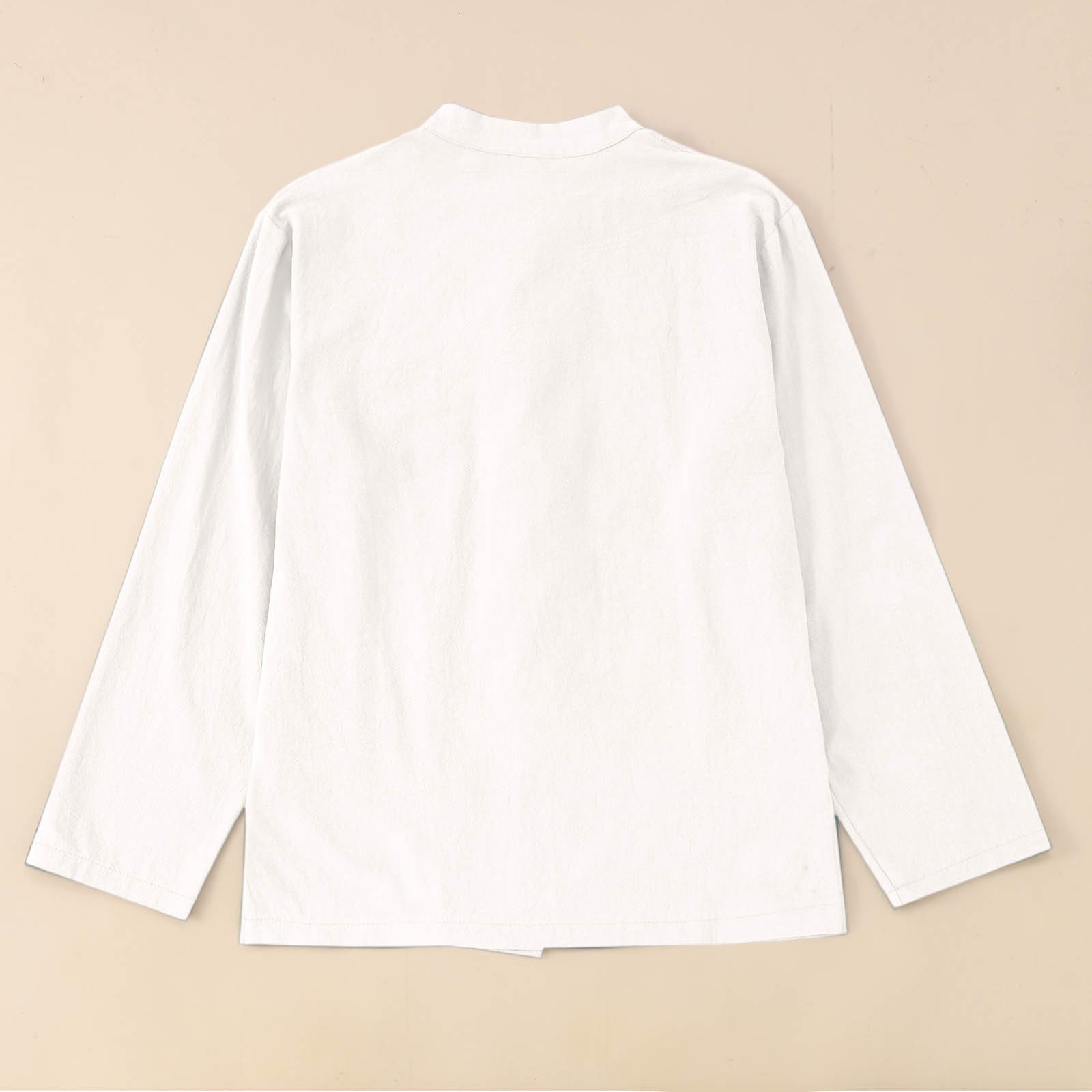 Chemise En Lin Pour Homme Tenues de Tai Chi Veste d'Arts Martiaux Chinois Uniforme Traditionnel, Vêtement d'Extérieur Pour Arts Martiaux Kung Fu, Tai Chi Wushu Pour Homme Femme Costume Tang