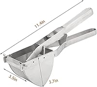 Vista 3 de MyLifeUNIT Potato Ricer, Stainless Steel Potato Masher & Squeezer, Extra Large Capacity Ricer for Mashed Potatoes, Ergonomic Comfort Grip
