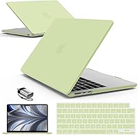 Vista 13 de IBENZER Compatible con MacBook Air 2025 2024 2023 de 15 pulgadas M4 A3241 M3 A3114 M2 A2941, carcasa rígida, cubierta de teclado, película