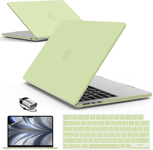 Miniatura 13 de IBENZER Compatible con MacBook Air 2025 2024 2023 de 15 pulgadas M4 A3241 M3 A3114 M2 A2941, carcasa rígida, cubierta de teclado, película