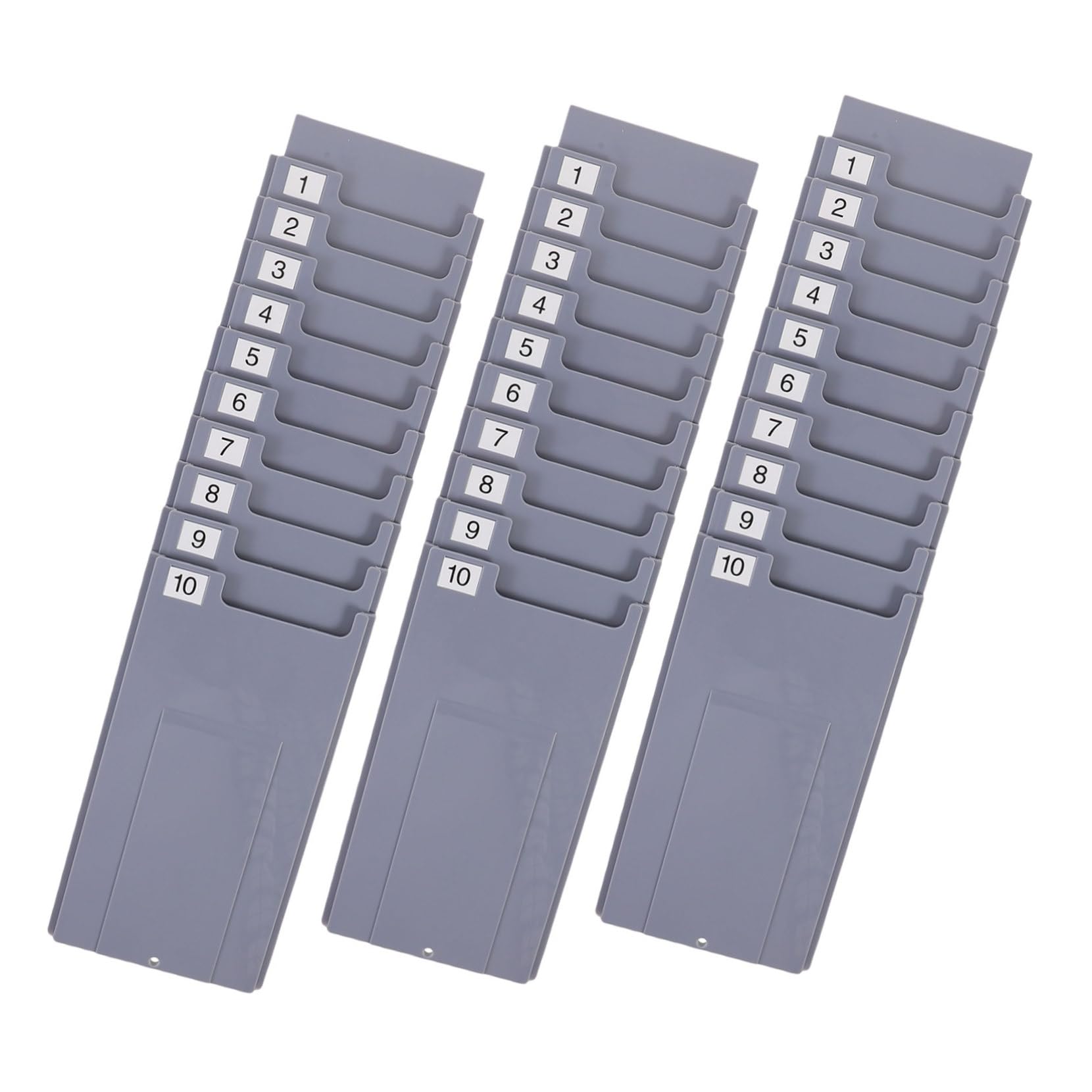 Porte-cartes plastique pour ne plus perdre vos fiches de bureau