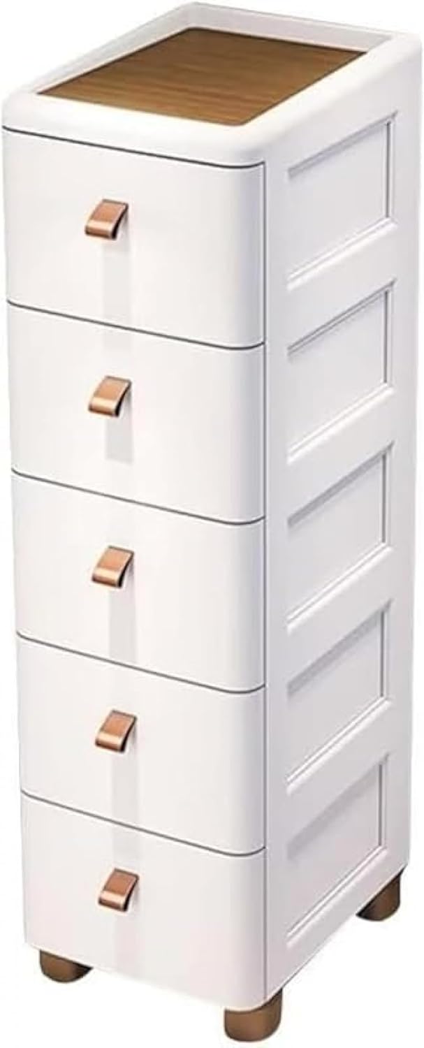 CokBlu隙間収納専用スリムストレージチェストタンス｜幅 30&times; 奥 33&times; 高 102cm コンパクトサイズでキッチン・クローゼ