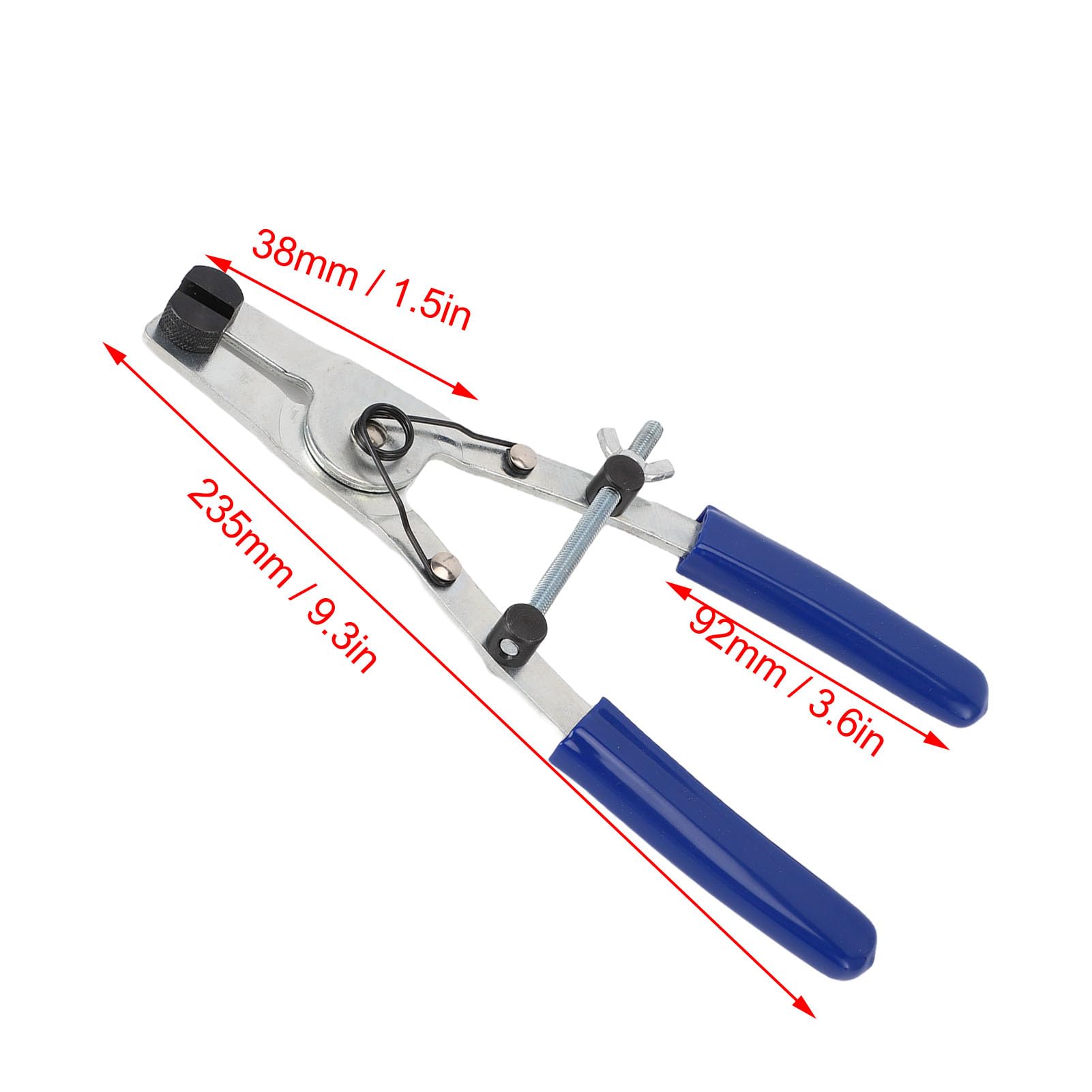 Sxhlseller Pinza per Rimozione Pistone Freno, Strumento Estrattore Pistone Pinza Freno 18-44mm per Manutenzione Moto con Meccanismo a Vite Fisso, Struttura in Acciaio, Resistente e Portatile