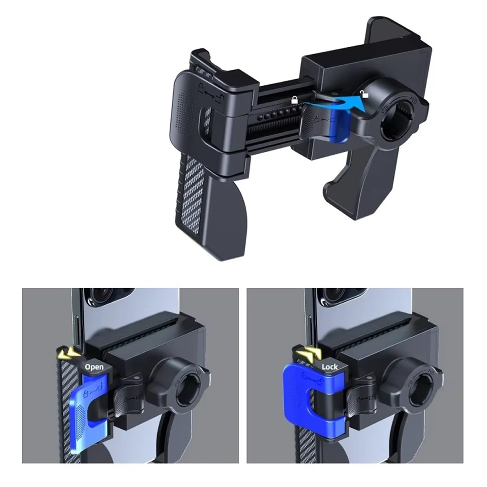 Staffa Navigazione GPS Supporto Per Telefono Bici Cellulare Manubrio Moto Universale Scooter ATV/UTV Supporto Gps Moto