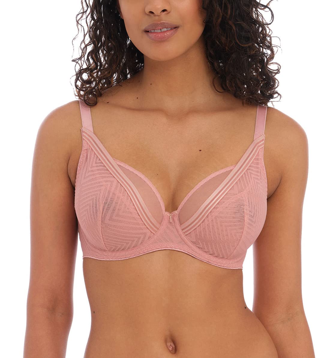 Freya Women's Ash Rose Tailored Underwire High Apex Plunge Bra, 32Dd