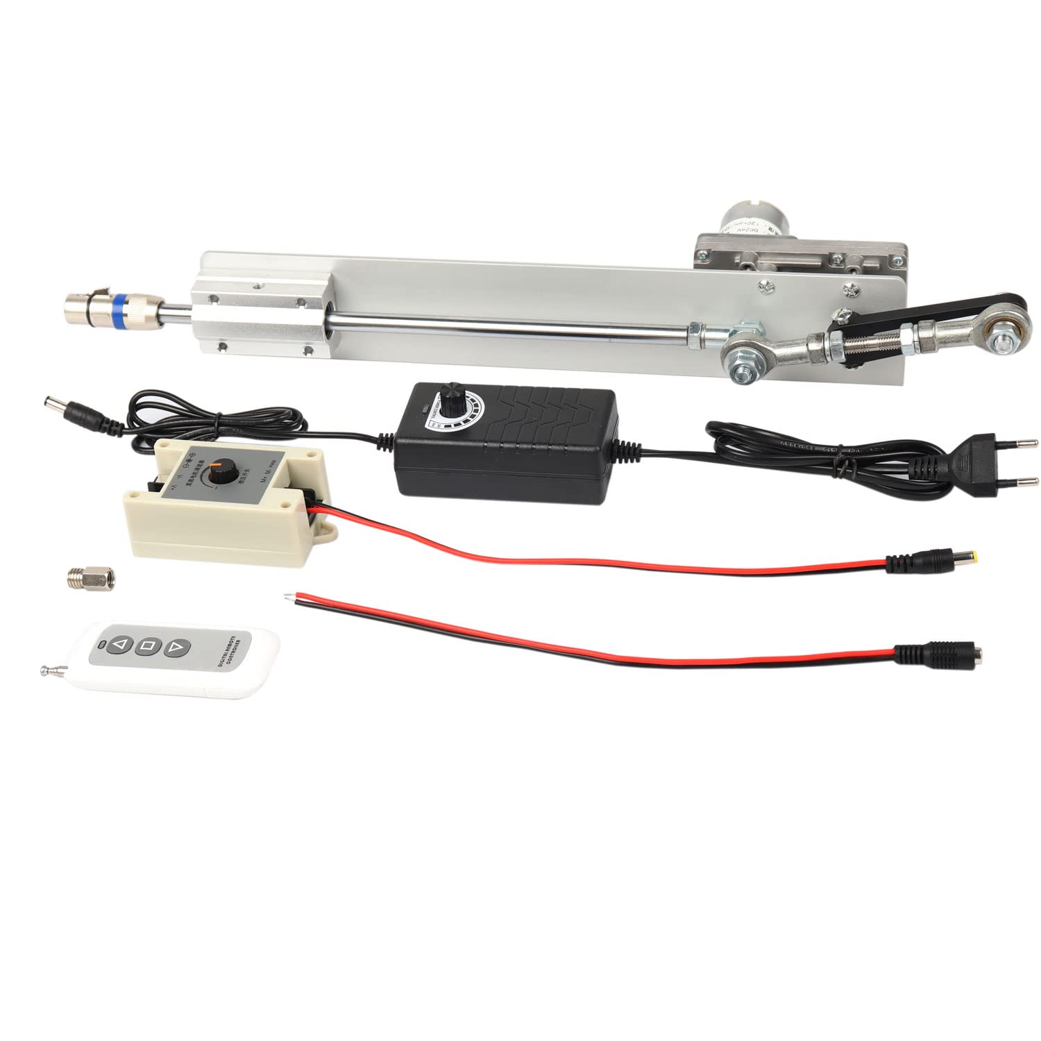 Toplionace Hubkolben-Linearaktuator – DC 12V/24V, Einstellbarer Hub 3-15 Cm, Mit Drehzahlregler, 120 RPM – Für DIY-Projekte & Co.
