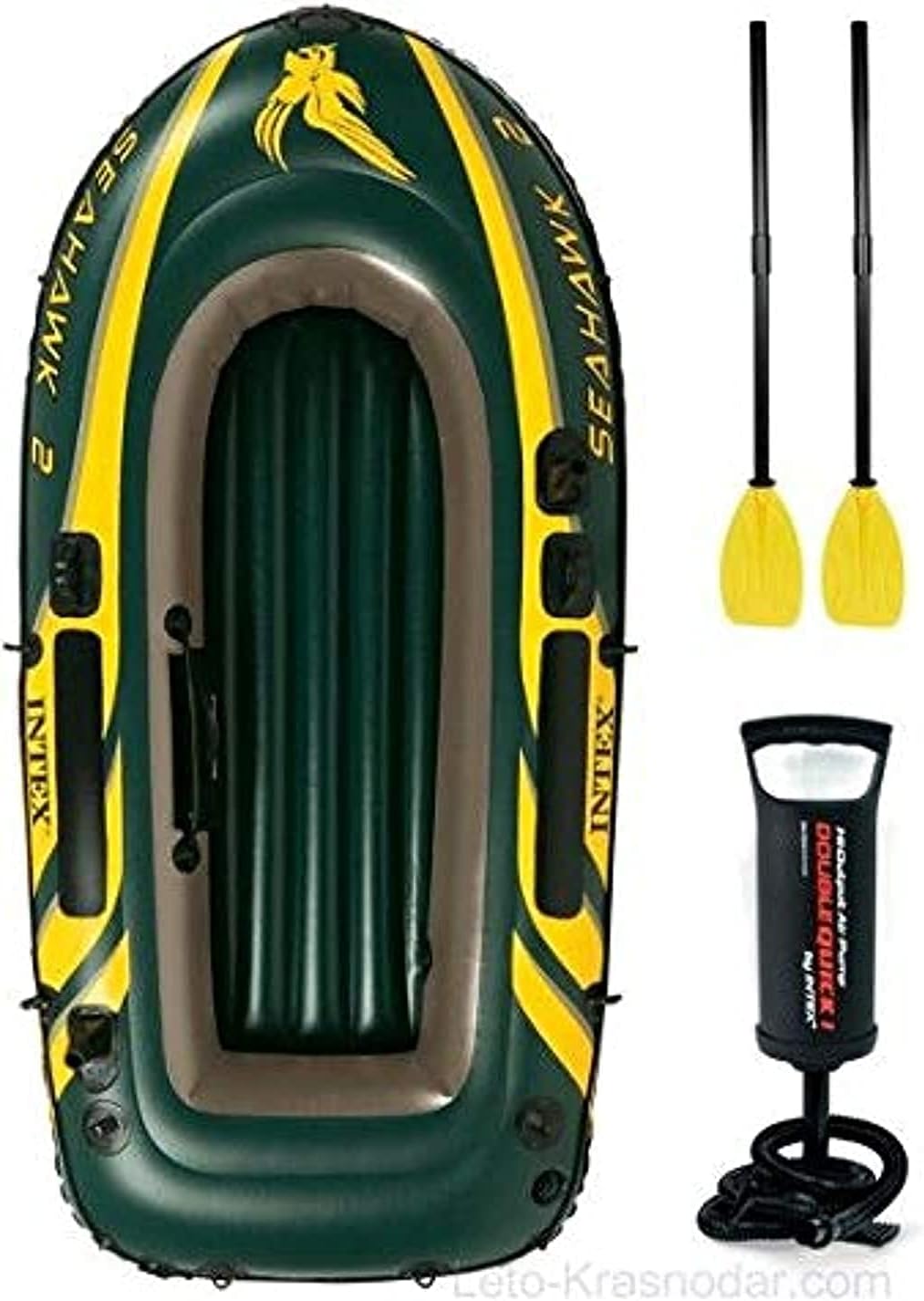 Intex Seahawk 2 Inflatable Lake Boat Set With Oars & Pump - 68347