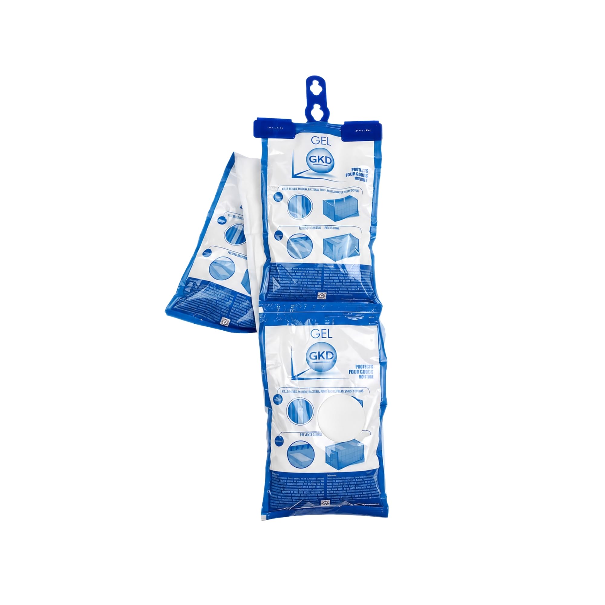 GK Hook 625 Gramm. Container Trockenmittel für Seetransport. Trockenbeutel mit Trocknungsgranulat. Wasserabsorber mit Trockensalz. Trockenmittel Transport