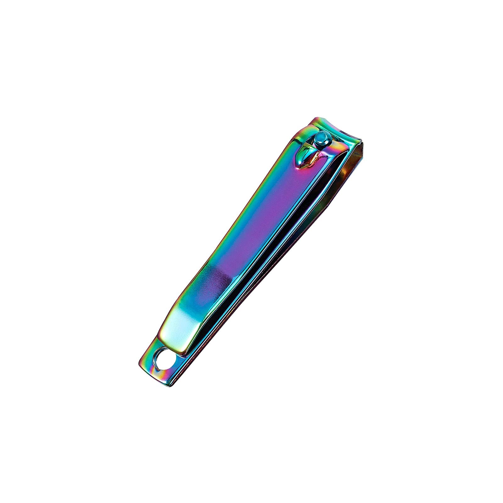 Nagelknipser, Edelstahl Regenbogen Bunte Nagelknipser Abgestorbene Haut Fingernägel Anti-Spritz-Trimmer Nagelschneider Maniküre-Werkzeug