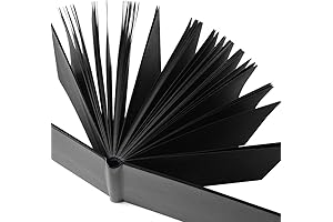 Black Small 5.1x5.1" 110gsm 82 Sheets/164 Pages Sketch Book Black Paper Memo Planner Notebook