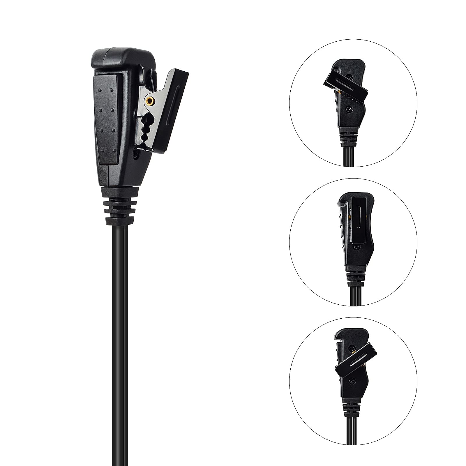 UAYESOK Covert - Auricolare di sicurezza per walkie talkie Motorola XT420 XT460 CP040 GP300 DP1400 CLS1110 CLS1410 Hytera radio con microfono PTT e tubo acustico