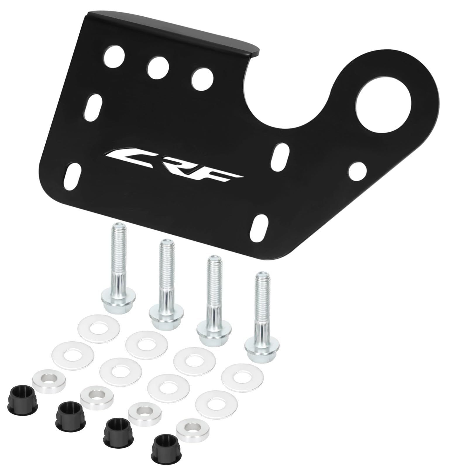CRF450L/R-S/RL Panneau de tableau de bord avant de 2,2 cm, barres intérieures compatibles avec CRF450L CRF450R-S CRF450RL 2020-2026 en aluminium (noir)