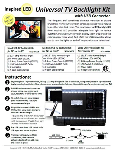 Tira LED Flexible de 231.5" con Interruptor USB para TV miniatura 7