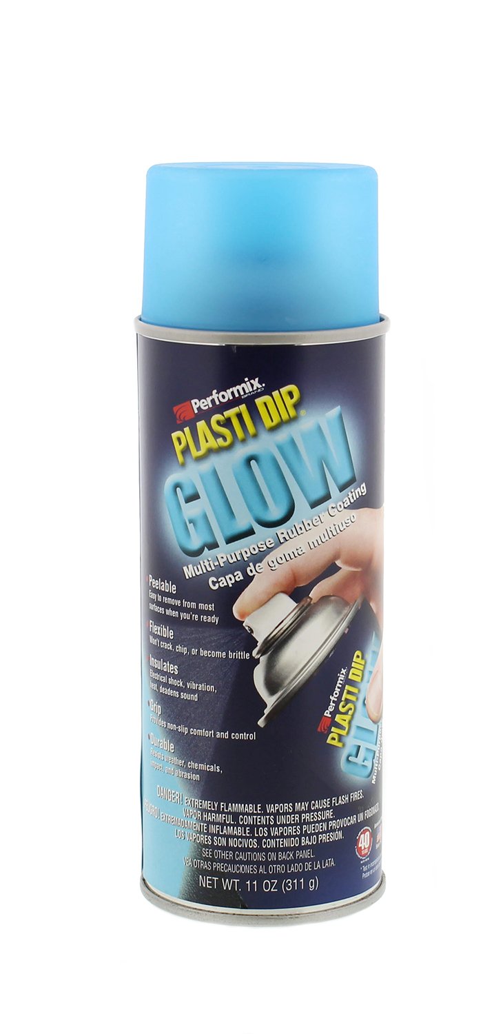(Blue) Plasti Dip Glow Spray Aerosol - Luminous! 075815112583