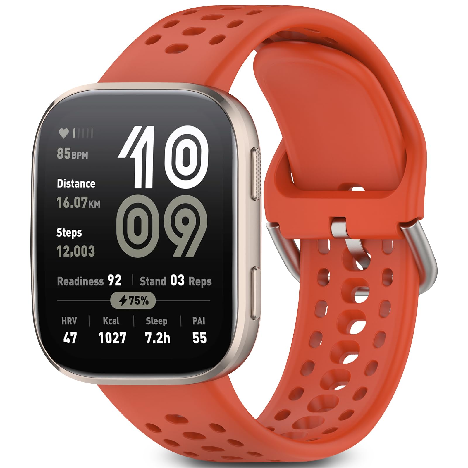 Pulsera Compatible con Amazfit Bip 6 Correa de Silicona, Pulsera Deportiva Suave y Transpirable Adecuada para Amazfit Bip 6 / Bip 5 Correa de Repuesto