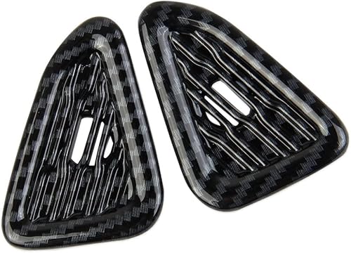 Miniatura 2 de crosselec Cubierta de anillo de sonido de altavoz pequeño para puerta de fibra de carbono para Chevrolet Corvette C8 2020-2023