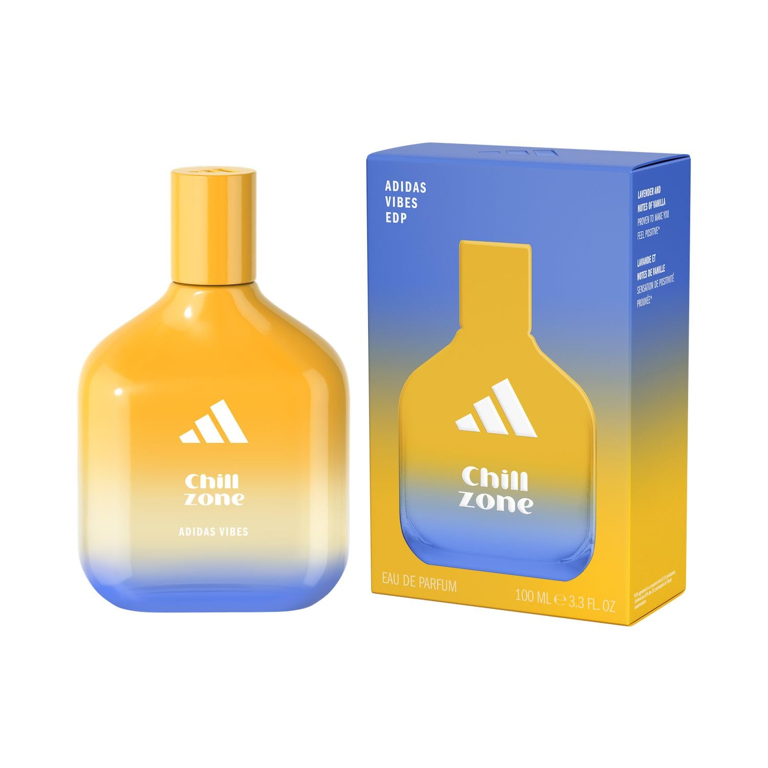 adidas Vibes Chill Zone woda perfumowana dla każdego, relaksująca i kojąca, 100 ml