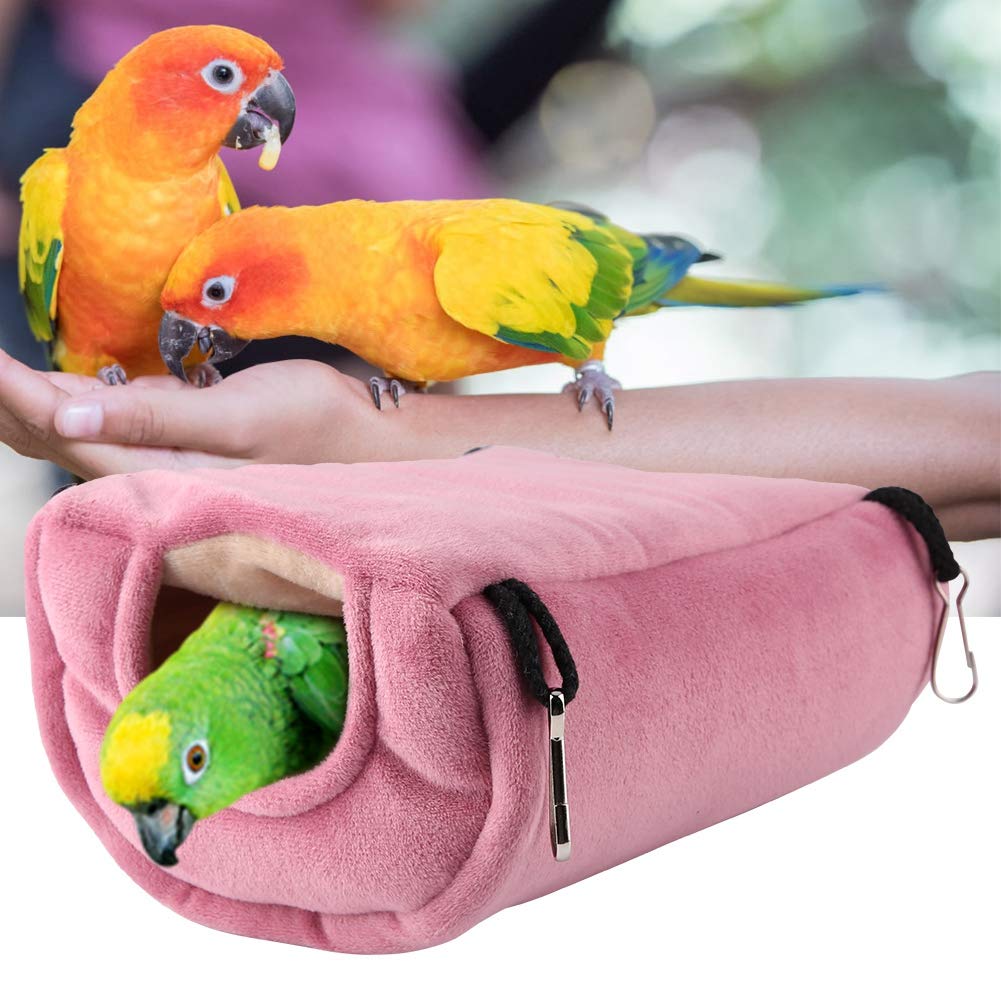 Hypeety Warmes Vogelnest Dreieck – Weiches Plüschnest Für Wellensittiche & Papageien Im Winter