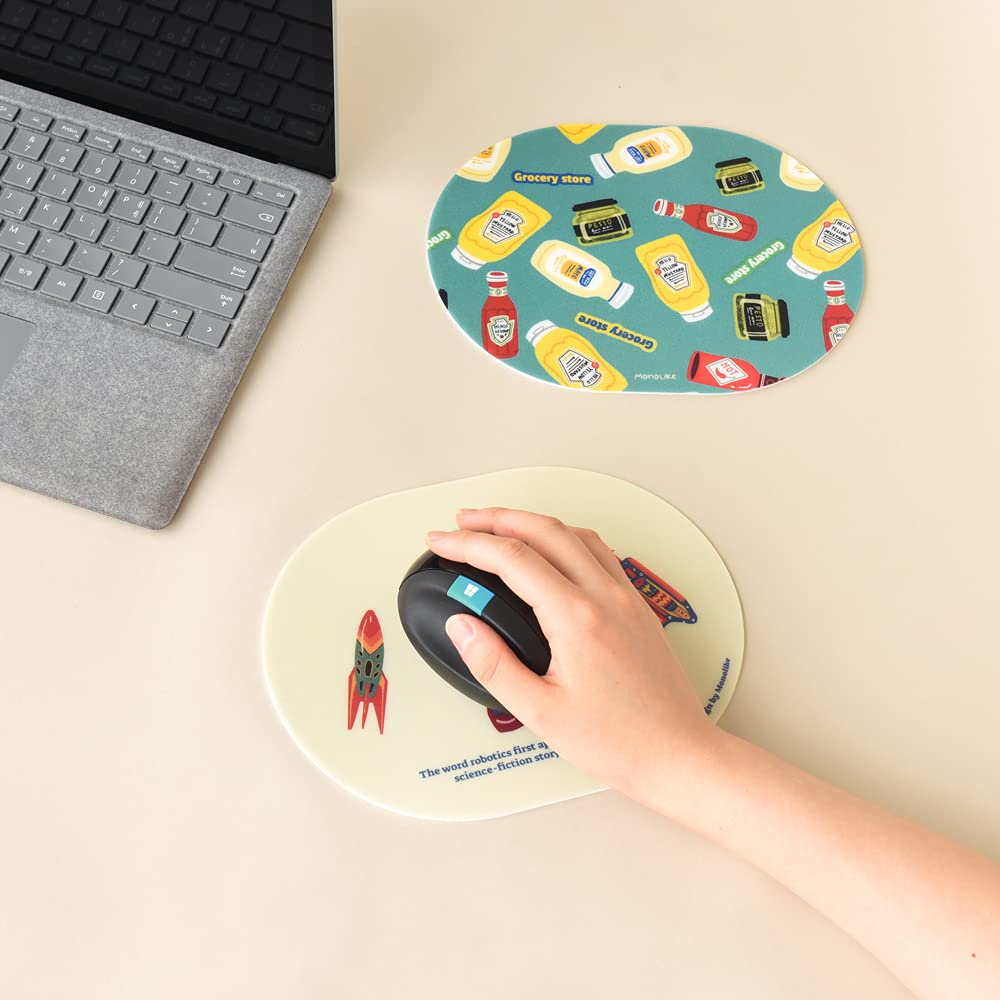 Amazon.co.jp: モノライク レトロ マウスパッド Retro - 4セット