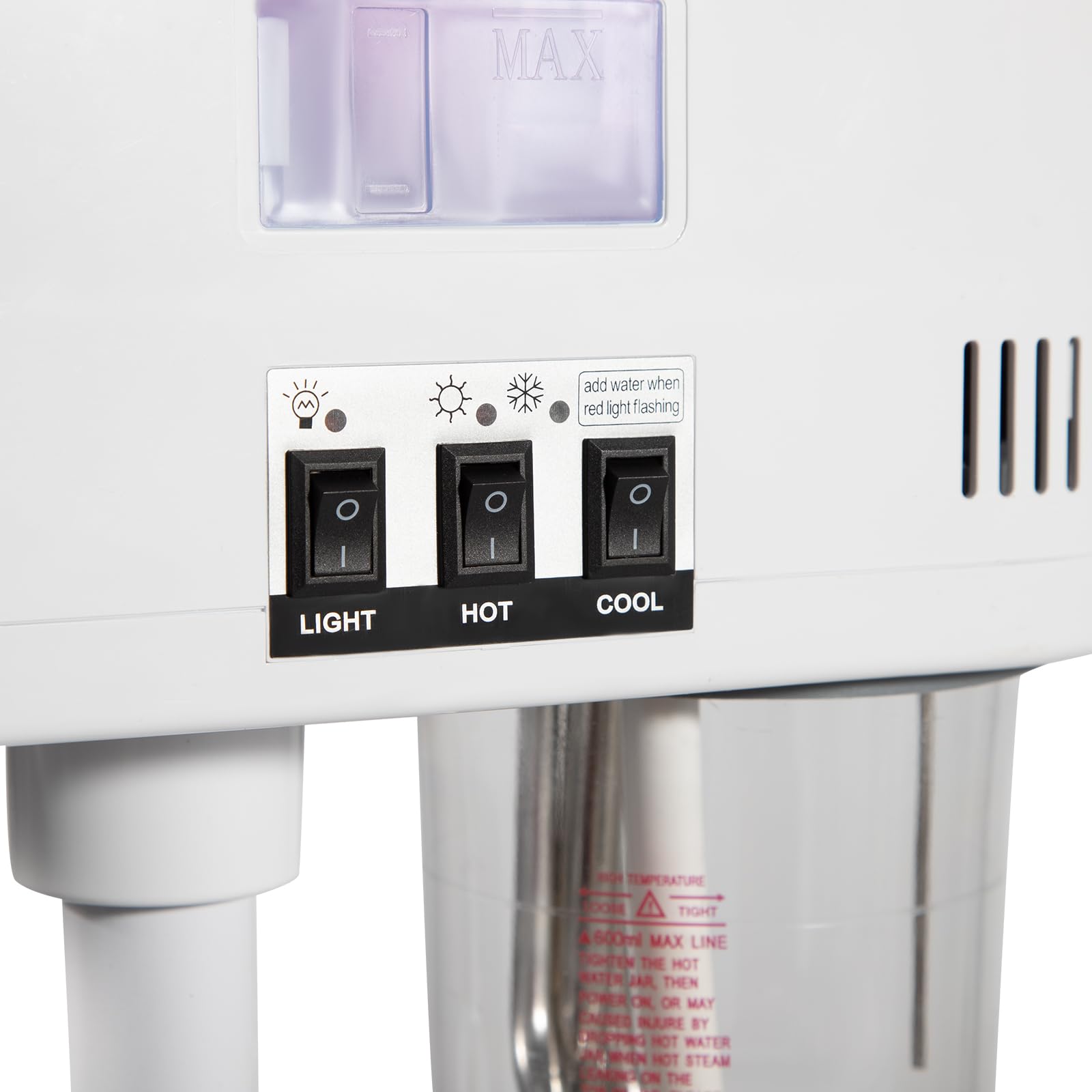 Doppelrohr Kalt und Heißsprüher, 800W Feuchtigkeitsspendende Schönheit Maschine Multifunktions Spa Luftbefeuchter - Schönheit Tiefenreinigung - für Feuchtigkeitsspend und Hautpflege für Zuhause Salon
